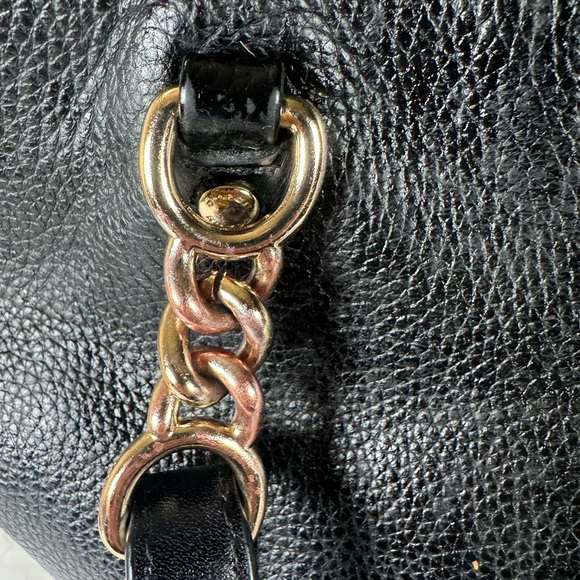 COACH Black Pebbled Leather Tote Bag 36604 Authentic - Picture 11 of 15